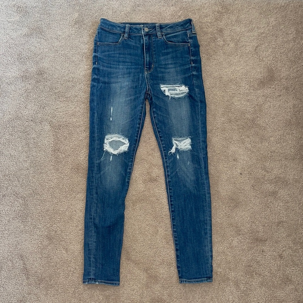 American Eagle ripped jeans
